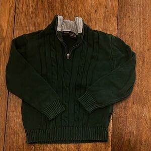 Kids 4T Calvin Klein Green cable knit Sweater excellent condition